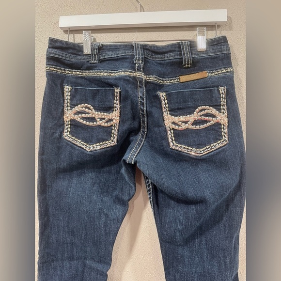 Cowgirl Tuff Straight Golden Jeans 28x30 - Picture 4 of 9